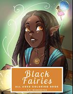 Black Fairies: All Ages Coloring Book 