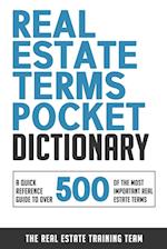 Real Estate Terms Pocket Dictionary