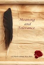 Meaning and Tolerance