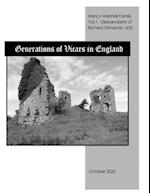 Generations of Vicars in England