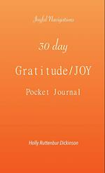 30 day Gratitude/JOY Pocket Journal 