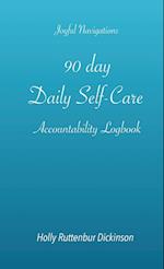 90 day Daily Self-Care Accountability Logbook 