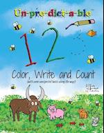 Un-Pre-Dict-A-Ble 123: Color, Write and Count (with Some Unexpected Twists along the Way!) 