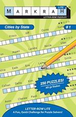 Markrah Letter-Row Puzzles Lite Cities by State #1 
