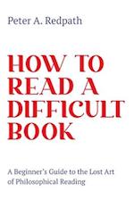 How to Read a Difficult Book