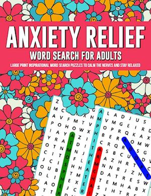 Anxiety Relief Word Search Puzzles For Adults