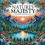Nature's Majesty - Animal Coloring Book for Adults