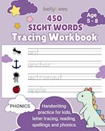 450 Sight Words Tracing Workbook