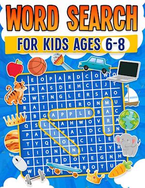 Word Search for Kids Ages 6-8 | 100 Fun Word Search Puzzles | Kids Activity Book | Large Print | Paperback