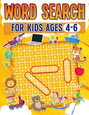 Word Search For Kids Ages 4-6 | 100 Fun Word Search Puzzles | Kids Activity Book | Large Print | Paperback