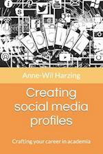 Creating social media profiles: Crafting your career in academia 