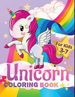Unicorn Coloring Book for Kids Ages 3-7