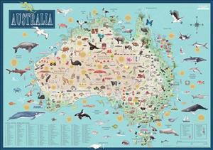 Australia: Illustrated Map