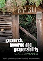 Research, Records and Responsibility 
