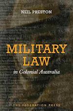 Military Law in Colonial Australia