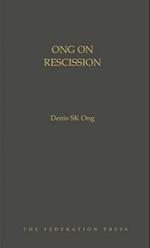 Ong on Rescission