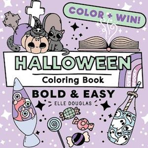 Halloween Bold & Easy Coloring Book Cute & Spooky