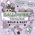 Halloween Bold & Easy Coloring Book Cute & Spooky