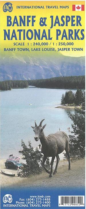 Banff & Jasper National Parks*, International Travel Maps
