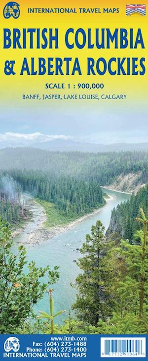 British Columbia & Alberta Rockies, International Travel Maps