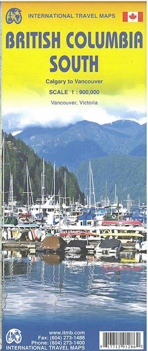 British Columbia South: Calgary to Vancouver, International Travel Maps