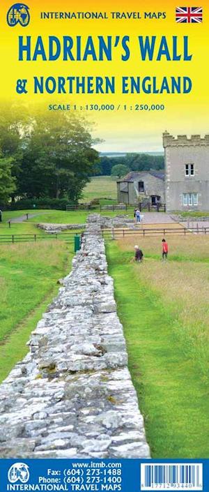 Hadrian's Wall and Northern England, International Travel Map 1:250,000/1:130,000