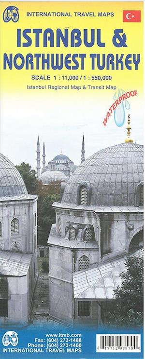 Istanbul & Northwest Turkey, International Travel Maps