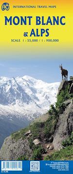 Mont Blanc & Alps, International Travel Maps