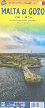Malta & Gozo, International Travel Maps