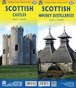 Scottish Castles and Whisky Distilleries, International Travel Maps