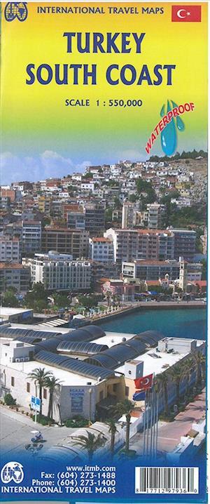 Turkey South Coast, International Travel Maps