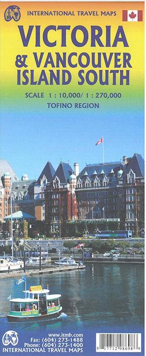 Victoria & Vancouver Island South Half, International Travel Maps