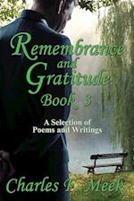 Remembrance and Gratitude Book 3