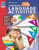 Canadian Daily Language Activities Grade 4 