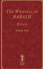 The Writings of RABASH - Essays - Volume Five 