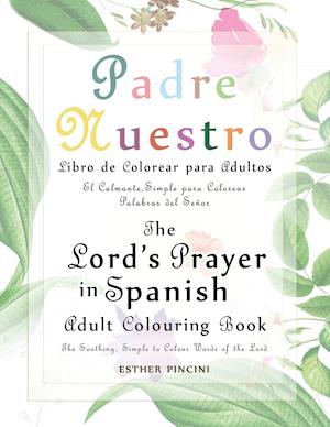 The Lord's Prayer in Spanish Adult Colouring Book