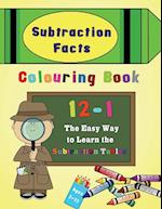Subtraction Facts Colouring Book 12-1