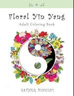 Floral Yin Yang Adult Coloring Book 
