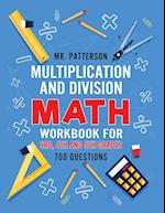 Multiplication and Division Math Workbook for 3rd, 4th and 5th Grades