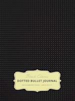 Large 8.5 x 11 Dotted Bullet Journal (Black #1) Hardcover - 245 Numbered Pages 