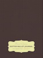 Large 8.5 x 11 Dotted Bullet Journal (Brown #13) Hardcover - 245 Numbered Pages 
