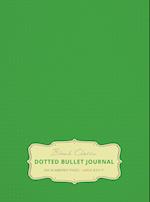 Large 8.5 x 11 Dotted Bullet Journal (Spring Green #15) Hardcover - 245 Numbered Pages 