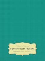 Large 8.5 x 11 Dotted Bullet Journal (Teal #7) Hardcover - 245 Numbered Pages 