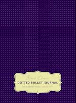 Large 8.5 x 11 Dotted Bullet Journal (Eggplant #11) Hardcover - 245 Numbered Pages 