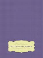 Large 8.5 x 11 Dotted Bullet Journal (Lavender #12) Hardcover - 245 Numbered Pages 