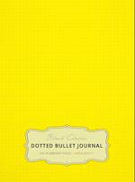 Large 8.5 x 11 Dotted Bullet Journal (Yellow #6) Hardcover - 245 Numbered Pages 
