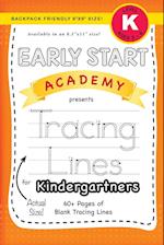 Early Start Academy, Tracing Lines for Kindergartners (Backpack Friendly 6"x9" Size!) 