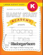 Early Start Academy, Tracing Lines for Kindergartners (Large 8.5"x11" Size!) 