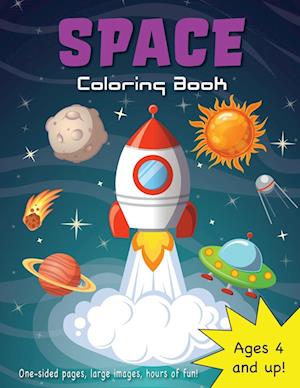 Space Coloring Book for Kids Ages 4-8!