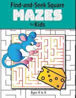 Find-and-Seek Square Mazes for Kids